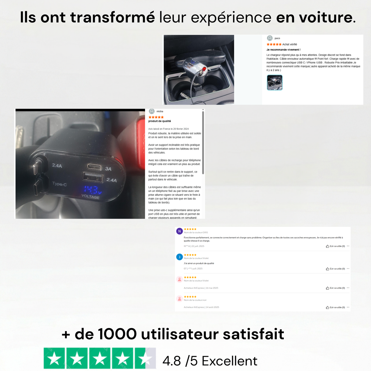 Puissance, discrétion, perfection.